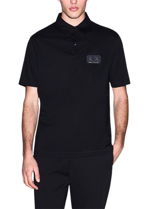Polo in cotone con logo ARMANI EXCHANGE | Polo | XM002232 AF10364UC001